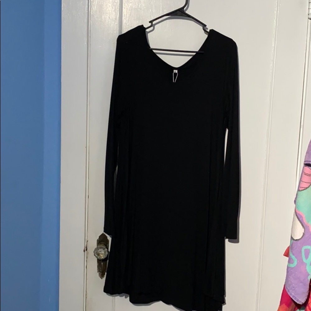 Black dress long sleeve
